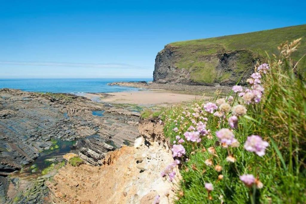 Kallowen Cottage At Crackington Haven, Near Bude And Boscastle, Cornwall Buitenkant foto